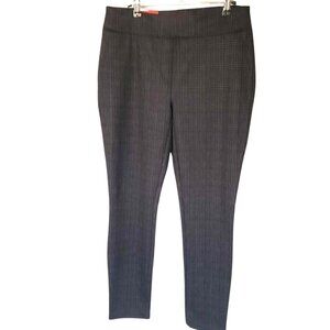 Dahlia BNWT Black and grey plaid print dress pants